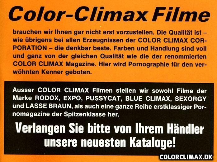 Climax film list color List of